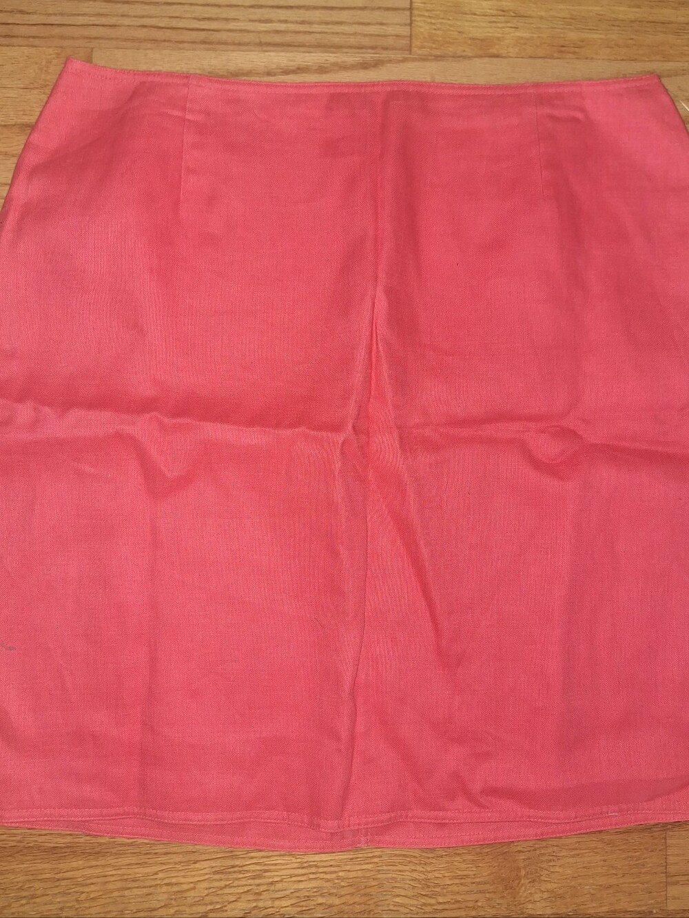 NWT Valerie Stevens Linen‎ Blend 16  Pencil Skirt Womens Pink Coral New